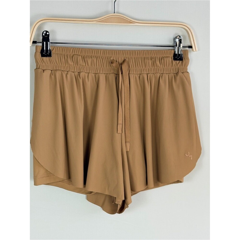 Joy Lab Ribbed Camel Flowy Running Shorts XS Athletic Skort